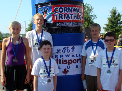 Cornwall Triathlon Young Champions Day - a great group of kids!