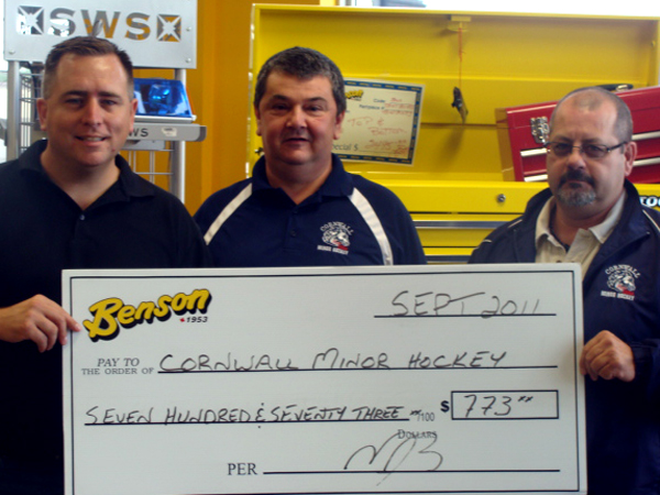 SNAPSHOT - Benson BBQ supports Cornwall Minor Hockey