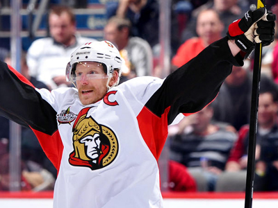 Alfredsson delivers again as Sens dump Habs in shootout