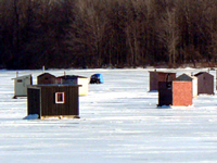 SNAPSHOT - Ice Fishing on Hoople Creek