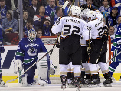 Sloppy Start to 2013 Season - Ducks School Canucks in 7-3 Loss in Opener