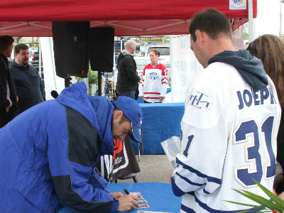 Curtis Joseph Visits Windsor