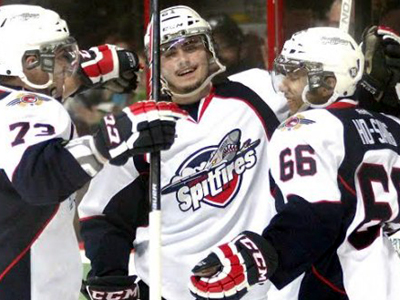 Milne scores Game Winner in Spits debut