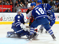 Depleted Devils defeat Maple Leafs