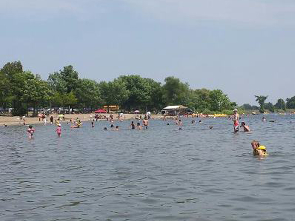 Local beaches offer a cool break from the heat wave