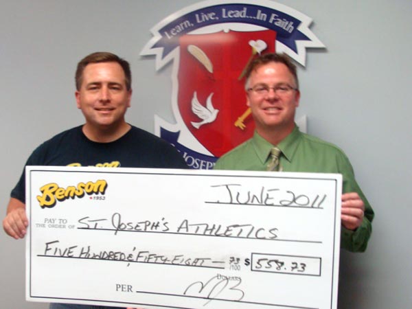 SNAPSHOT - Benson supports St. Joseph