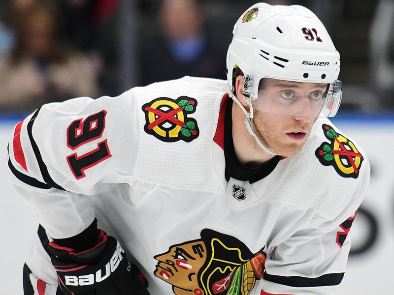Caggiula to have hearing for actions in Blackhawks game