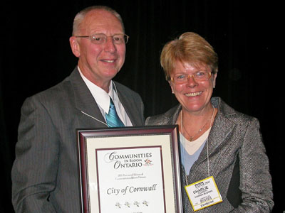 Cornwall Efforts Celebrated During Communities in Bloom Awards Ceremony