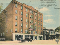 OUR PAST - Postcard of the old Cornwallis Hotel