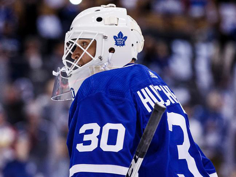 Maple Leafs replace Sparks with Hutchinson as backup