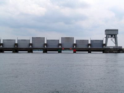 Some gates at the Iroquois Dam have re-opened