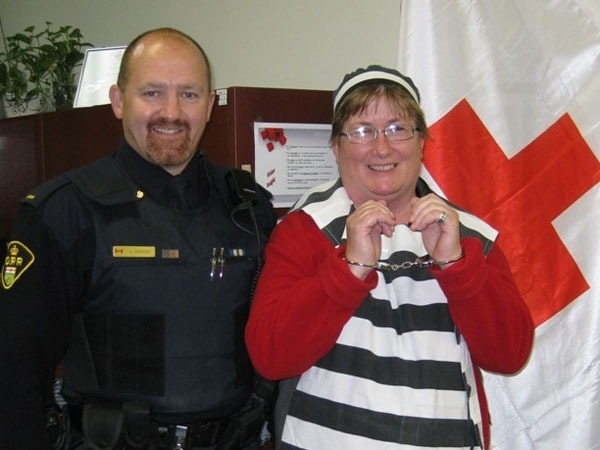 SNAPSHOT - OPP At Jail-N-Bail Fundraiser For Cancer Society