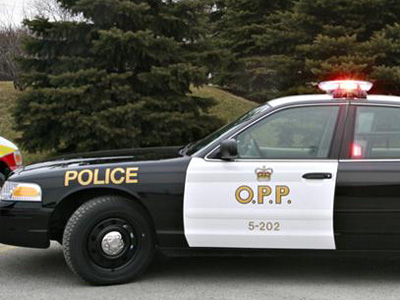 OPP close Highway 401 near Boundary Road, Cornwall