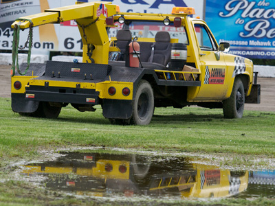 Rain cancels Jiffy 200 at Cornwall Motor Speedway