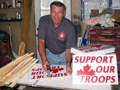 Lauzon Announces Return of Support our Troops Campaign