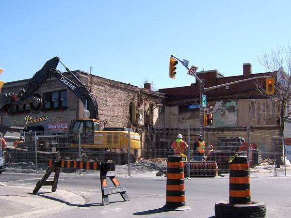 SNAPSHOT - Truffles building demolition almost complete