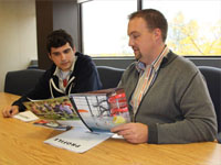 SNAPSHOT - Joshua Welsh with Councillor Dupelle during Local Government Week